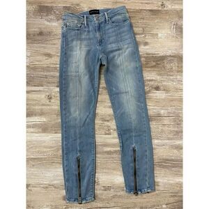 Black Orchid Gisele Skinny Jeans High Rise Zip Ankle Women’s Sz 26 Waist